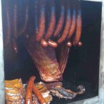 Udírna je zatím ještě plná dobrot