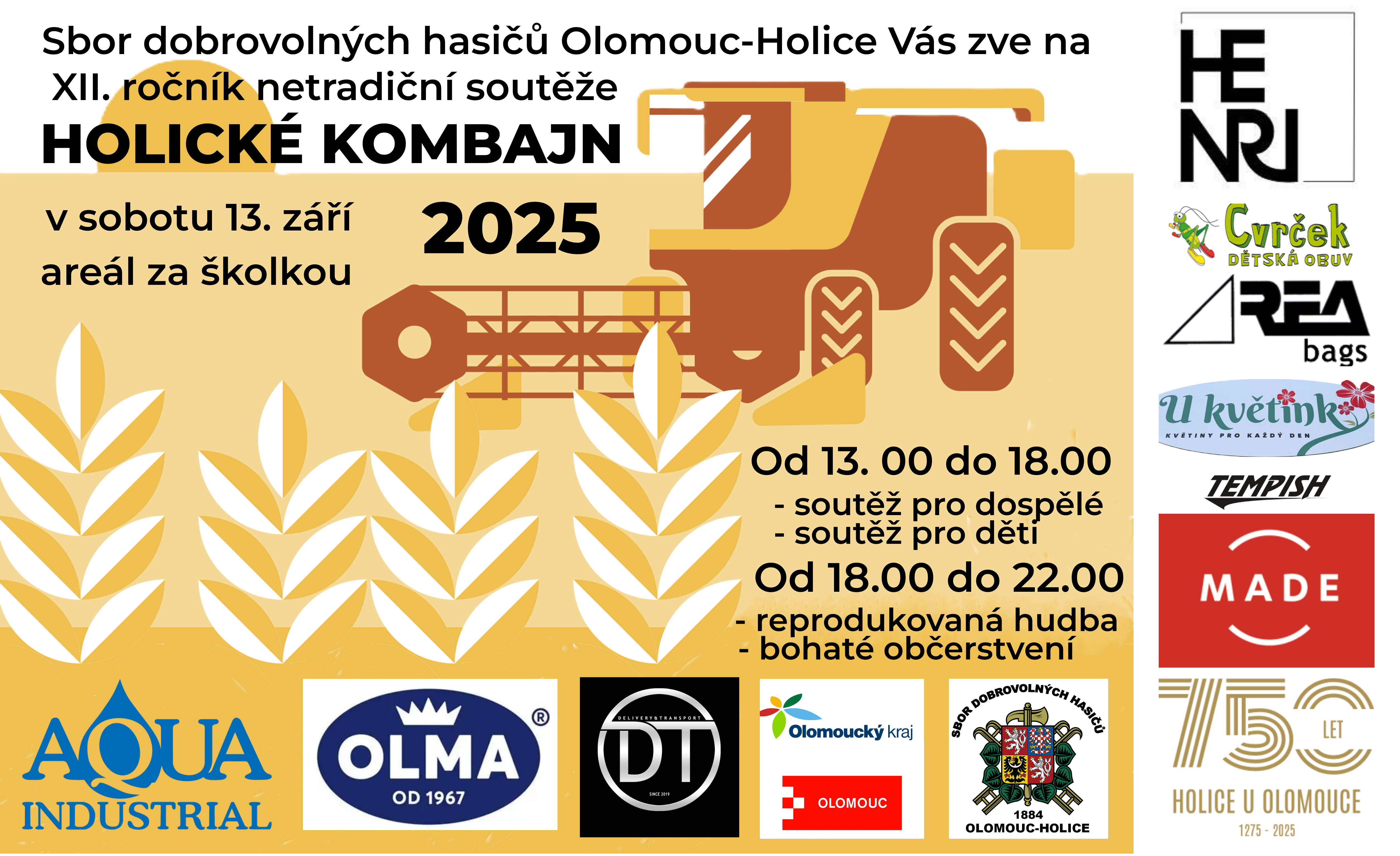 HOLICKÉ KOMBAJN 2025