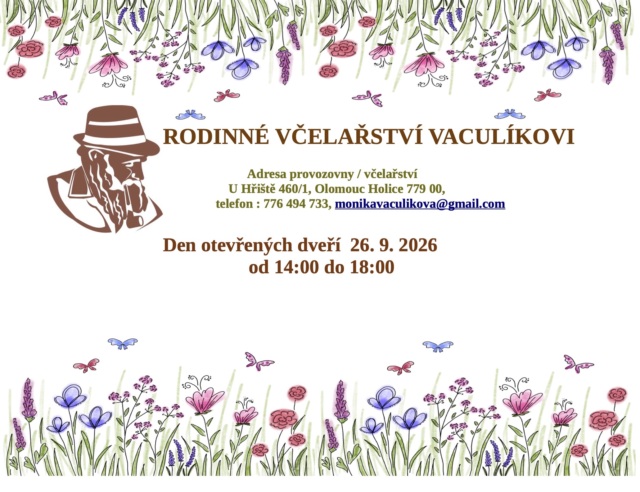 Den otevřených dveří v rodinném včelařství Vaculíkovi